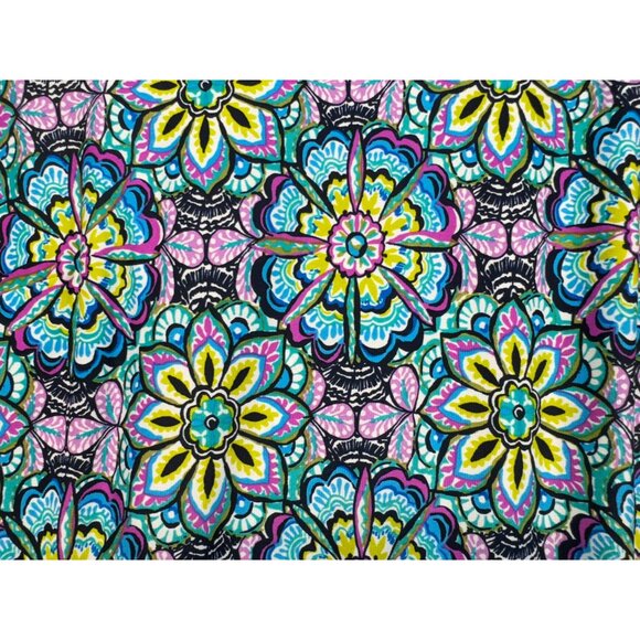 Liz Claiborne Womens Shift Dress Size 12 Multicolor Floral Short-Sleeve Boho - Picture 5 of 13